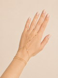 Minimal Muse — Delicate Gold Hand Chain for Everyday Wear